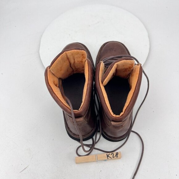 Timberland Men Size 6 Brown Leather Lace Up Hiking Trail Ankle Stomper Boot - Picture 9 of 13